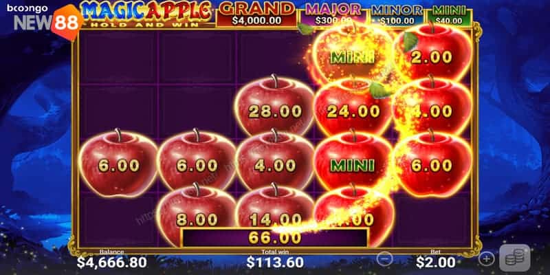 Nổ Hũ Magic Apple Slot Game Quay Đổi Thưởng NEW88 5 nổ hũ Magic Apple Slot