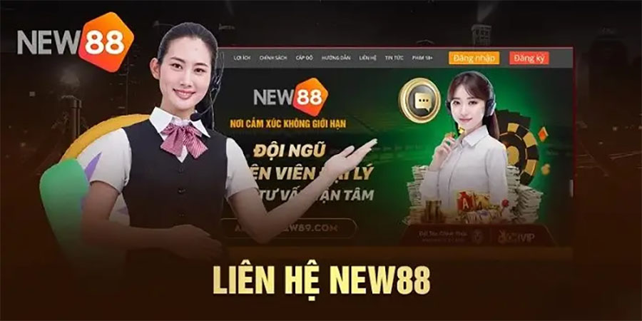 Liên hệ nhà cái New88 1 Liên hệ New88 giải đáp mọi thắc mắc và vấn đề
